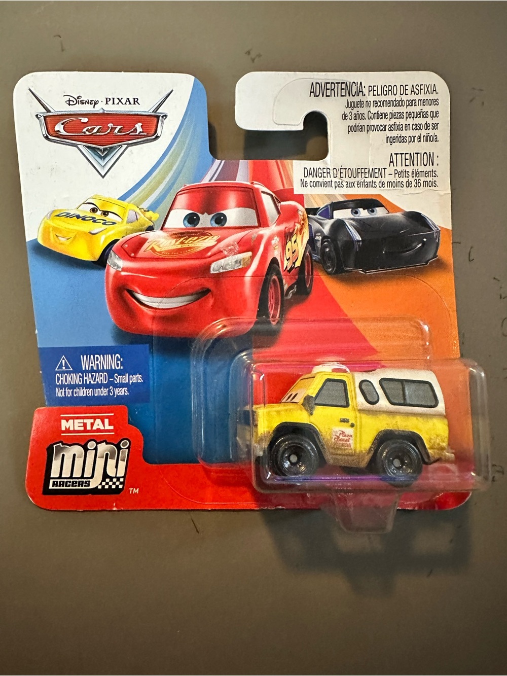 Mattel Cars Mini Racers Yellow & White Die-Cast SUV